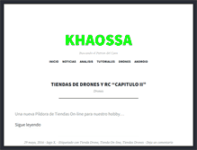Tablet Screenshot of khaossa.com